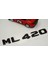 ml 420 Bagaj Parlak Siyah Abs 3m 3D Yazı Logo 3