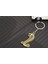 Ford Mustang Shelby Kobra Süper Snake Logo Gold Metal Çift Yön Anahtarlık 5
