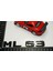 ml 63 Bagaj Parlak Siyah Abs 3m 3D Yazı Logo 5