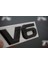 V6 Metal 3m 3D Bagaj Logo Amblem 1