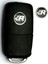 Volkswagen R Oto Anahtar 3m Metal Alaşım Logo 2li Set 3