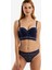 564 Lacivert Push-Up Bralet Takım 1