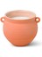 Santorini Mat Seramik Anfora Mum Terracotta - Santorini 8.5 oz. Terracotta Ceramic Raw Clay & Pear 2