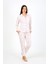 Kadın Penye Uzun Kol Pijama Takım 2776 2