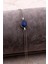 Doğal Lapis Lazuli Taşlı Damla Mini Rodyumlu Gümüş Bileklik 4123 1