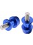 2009-2014 Için 2x Cnc Motosiklet Makaraları Kaydırıcıları 8mm - Bule Mavi (Yurt Dışından) 5