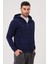 Unisex Fermuarlı Kanguru Cep 3 İplik Sweatshirt İçi Polar 1