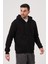 Unisex Fermuarlı Kanguru Cep 3 İplik Sweatshirt İçi Polar 1