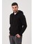 Unisex Fermuarlı Kanguru Cep 3 İplik Sweatshirt İçi Polar 3