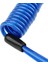 Çelik Kordon Yay Kordonu Motosiklet Kilit Kablo Hat Mavi 1.5m (Yurt Dışından) 3