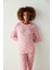 Pembe Desenli Pijama Takımı 3