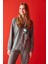 Gri Melanj Lic Give A Little Love Pijama Takımı 5