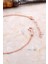 Doğal Lapis Lazuli Taşlı Damla Mini Rose Gümüş Bileklik 4125 2