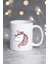 Unicorn Hediye Kupa Bardak Beyaz 2