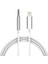 Lightning To 3.5mm Aux Ses Kablosu Çevirici Dönüştürücü Kablo 1 Metre - Beyaz 1