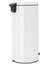 Newıcon White Pedallı Çöp Kutusu 30L 2