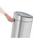 Dokunmatik Çöp Kovası Paslanmaz Çelik Brabantia Fpp Matt Steel New 10 Yıl Garantili 30 Lt. Parmak Izi Bırakmayan Çöp Kovası 5