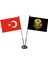 Osmanlı Tuğralı 2'li Masa Bayrağı Takımı 1