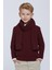 Lambswool Yün Bordo Çocuk Atkı 1