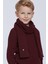 Lambswool Yün Bordo Çocuk Atkı 3