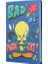 Tweety Sert Kapak Butik Defter Bad Puddy Tat Mavi Çizgili 1