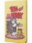 Tom And Jerry Sert Kapak Lastikli Mini Defter Sarı 1