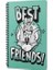 Tom And Jerry Best Friends Spiralli Defter Yeşil Çizgili 1