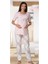 Effortt Kadın Lohusa Hamile Pijama Takımı 6022 2