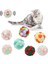Çanlı Kedi Peluş Oyuncak Top (8 Adet) (Yurt Dışından) 1