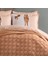 Bedding Giraffe Çift Kişilik Wellsoft Battaniyeli Nevresim Takımı Seti 5 Parça - Kahverengi 3