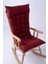Selen Bordo Sandalye Minderi, Bank, Salıncak Sallanan Sandalye Minderi 120x50cm (Sadece Minder) 1