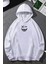 Cartoon Graphic Thermal Lined Drawstring Sweatshirt 1