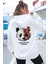 Unisex Panda Sırt Baskılı Sweatshirt 1