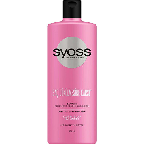 Syoss Saç Dökülmesine Karşı Şampuan 500Ml 