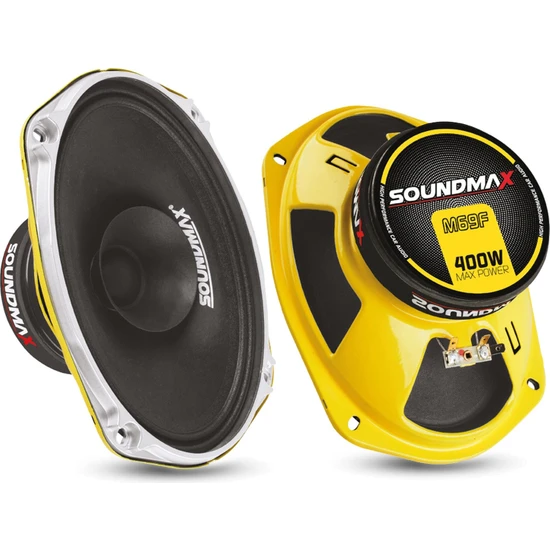 Soundmax Oto Mıdrange Oval 6x9 400W 2 Adet Soundmax SX-M69F