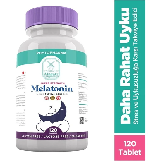 Alaçatı Değirmeni Melatonin 120 Tablets 3mg
