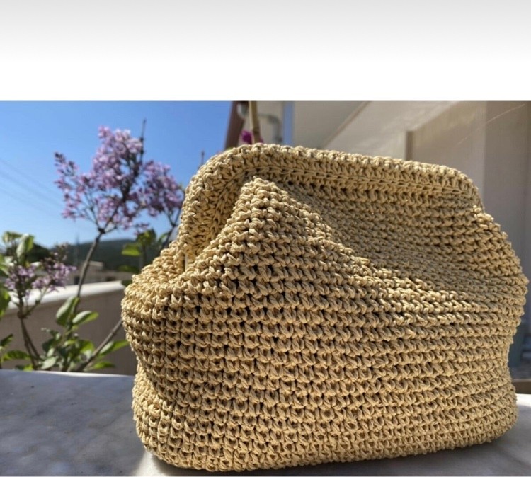 Karan Tuhafiye Gizli Çanta Burs / Çanta Bursu 25 cm görsel 4