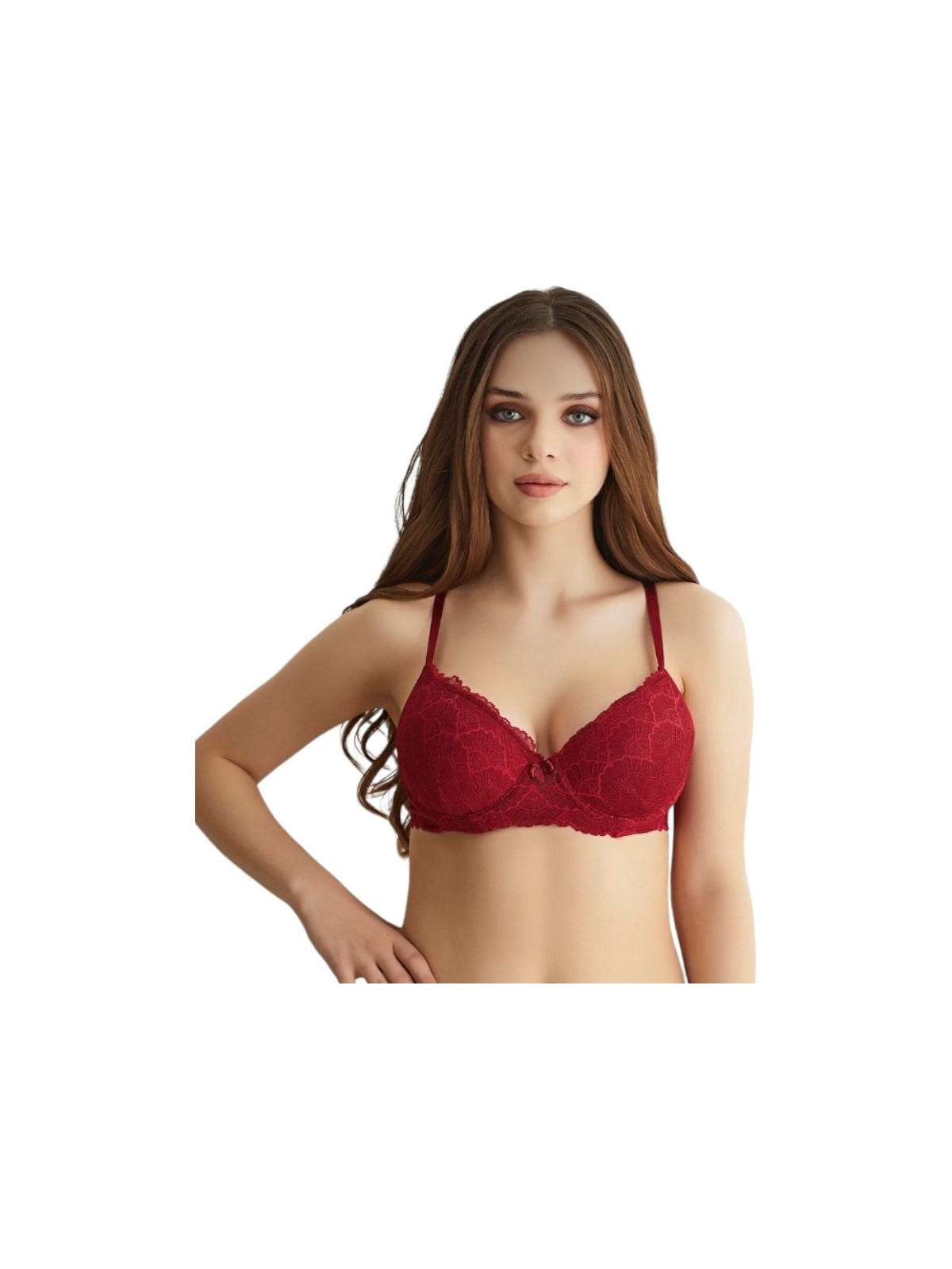 Moda Lady Dolgulu Dantelli Sütyen - Görsel 3