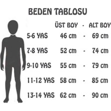 Mavi Boncuk Kids Dörtlü Trabzon Taraftar Eşofman Takım Bereli Maskeli