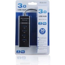 Ata Elektronik USB 3.0  - 4lü Dörtlü 4 Port Hub Çoklayıcı Çoğaltıcı Hub Hap