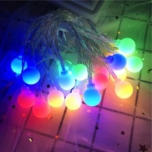 Angel Of Life 3m 20 LED Beyaz Top Rgb Işık Pilli 2 Kademeli