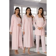 Effortt Model 2405 Effortt Pembe Lohusa Hamile 4'lü Set Effortt Pembe