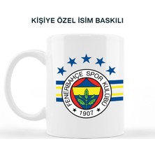 Fenerbahçe 5 Yıldız Kişiye Özel Isim Baskılı Kupa