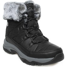 Skechers Trego - Winter Feelings Kadın Siyah Kar Botu Su Geçirmez 167431 Blk Rahat Taban