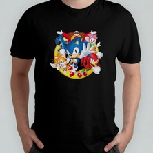 Pixxa Sonic %100 Pamuklu Bisiklet Yaka T-Shirt Model - 3