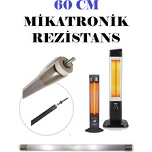 Norm Dikey Isıtıcı Sobalar Için 60 cm Mikatronik Rezistans Takımı (Rezistans+Buzlu Cam+Başlık)