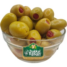Bakkal Hasan Yeşil Biberli Zeytin 1 kg