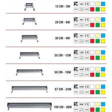 Zmc Elektrik Sıva Üstü Wallwasher 120 cm 45W