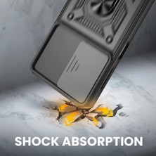 Apsuwa Samsung Galaxy A71 Kılıf Yüzüklü Standlı Kamera Korumalı Pars