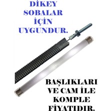 Norm Dikey Isıtıcı Sobalar Için 65 cm Mikatronik Rezistans Takımı (Rezistans+Buzlu Cam+Başlık)